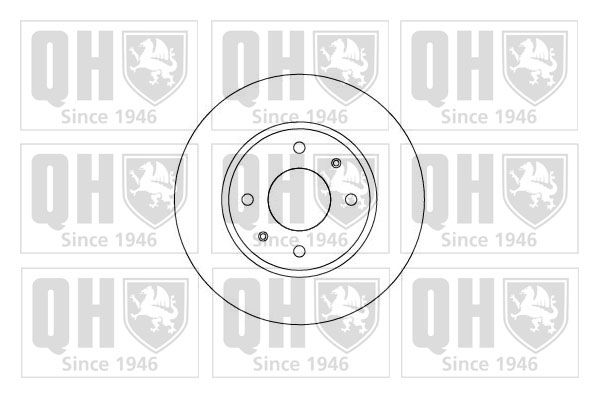 QUINTON HAZELL Тормозной диск BDC4885